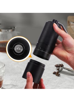 TDAO High Quality External Adjustable Settings Grindering Coarse to Fine Portable Manual Coffee Grinder, 7-star High-precision Grinding Movement Coffee Grinder Black  - Image 3