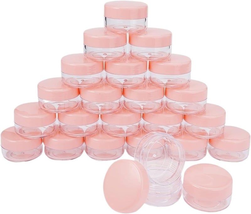 Lip Scrub Containers 30pcs 10 Ml Containers with Lids, Travel Sample Jar Mini Cosmetic for Creams, Lotions, Makeup - Image 1