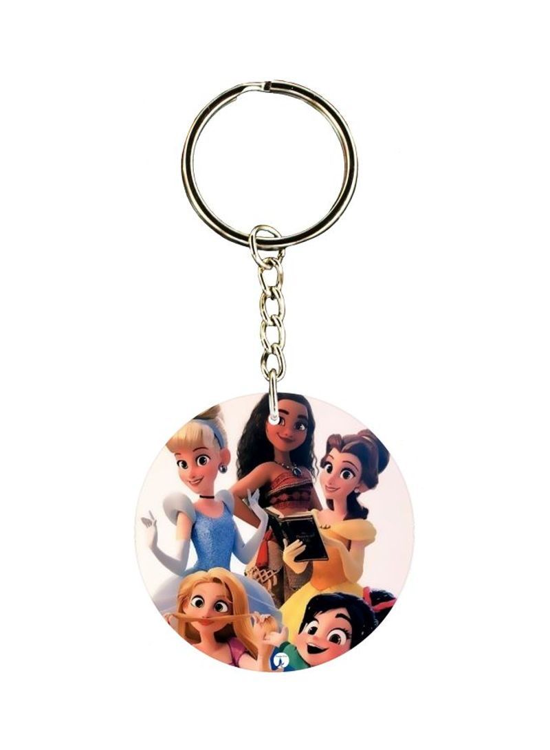 RKN Cartoon Themed Dual Sided Keychain