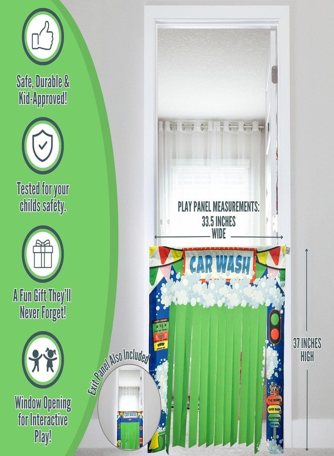Couch Swag Play Panel for Children with Adjustable Door Pole (Car Wash) - Image 3
