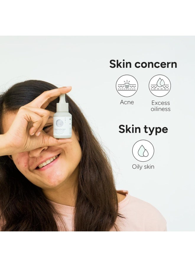 Gabit 5% Azelaic Acid Face Serum For Acne,Blackheads,Open Pores & Spots|Salicylic (1%),Hyaluronic,Green Tea,Prebiotic,Probiotic|For Oily,Acne Prone Skin|Oil & Fragrance free|For Women & Men,30 ml - Image 3