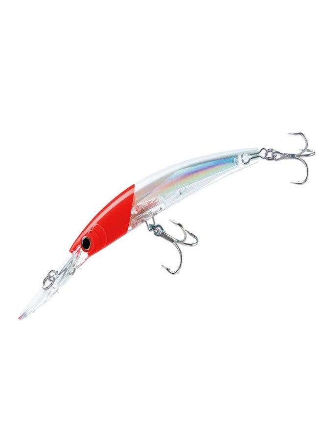 DUEL Yo-Zuri Crystal 3D Minnow Deep Diver Lure, Red Head, 5-1/4-Inch - Image 1