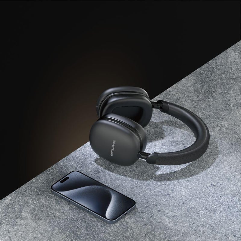 RIVERSONG Rhythm L2 Over-Ear Headphones, 25H Playtime, ENC for Calls, 360° HD Stereo Sound, Foldable Design, AUX Cable Support, EA326 - Image 3