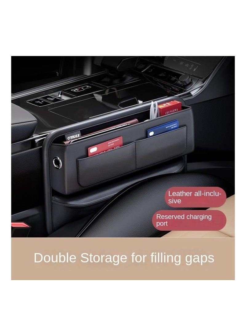 Car seam multifunctional, simple, large capacity storage box Car armrest box Storage box Seat seam storage box - Image 1