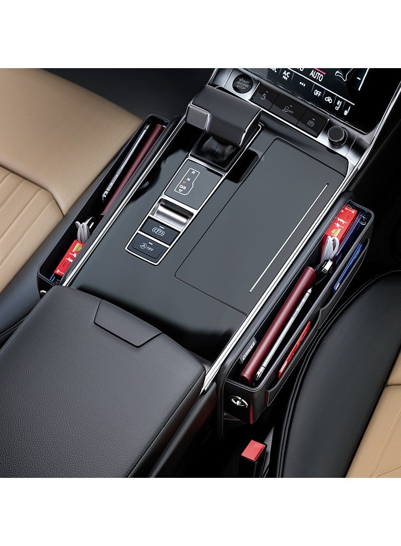 Car seam multifunctional, simple, large capacity storage box Car armrest box Storage box Seat seam storage box - Image 5