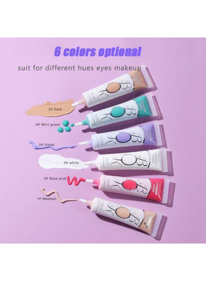 klarako 6 Colors Matte Eyeshadow Primer, Waterproof Long-Lasting Smudge-proof Super Creamy Lightweight Makeup Eye Shadow Primer Base for All Shadows, Prevent Oily Lids and Crease - Image 2