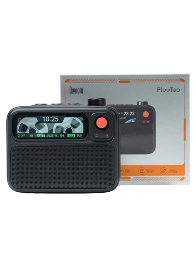 Divoom FlowToo Multifunctional Bluetooth Speaker - Black - Image 3