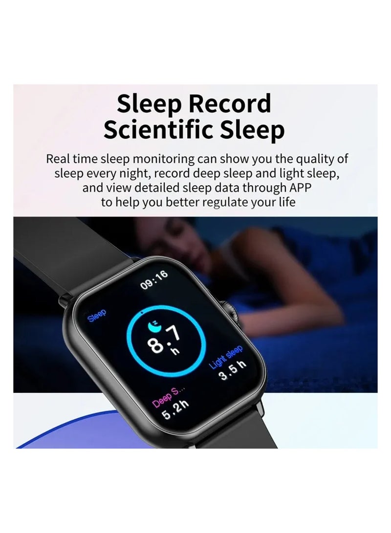 Stylish A59 Plus Smart Watch with Heart Rate Monitoring,| 260mAh Relojes Inteligentes for Girls, Trendy Gold Watch, Necklace, Bracelet, Earrings, Women's Ring Collection - Image 5