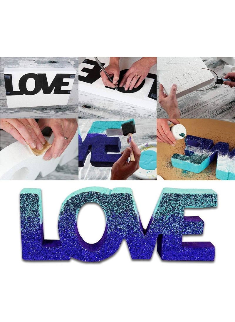 Silverlake Craft Foam Block - 3 Pack of 11x17x2 EPS Polystyrene Blocks for Crafting Modeling Art Projects and Floral Arrangements - Sculpting Sheets for DIY School & Home Art Projects