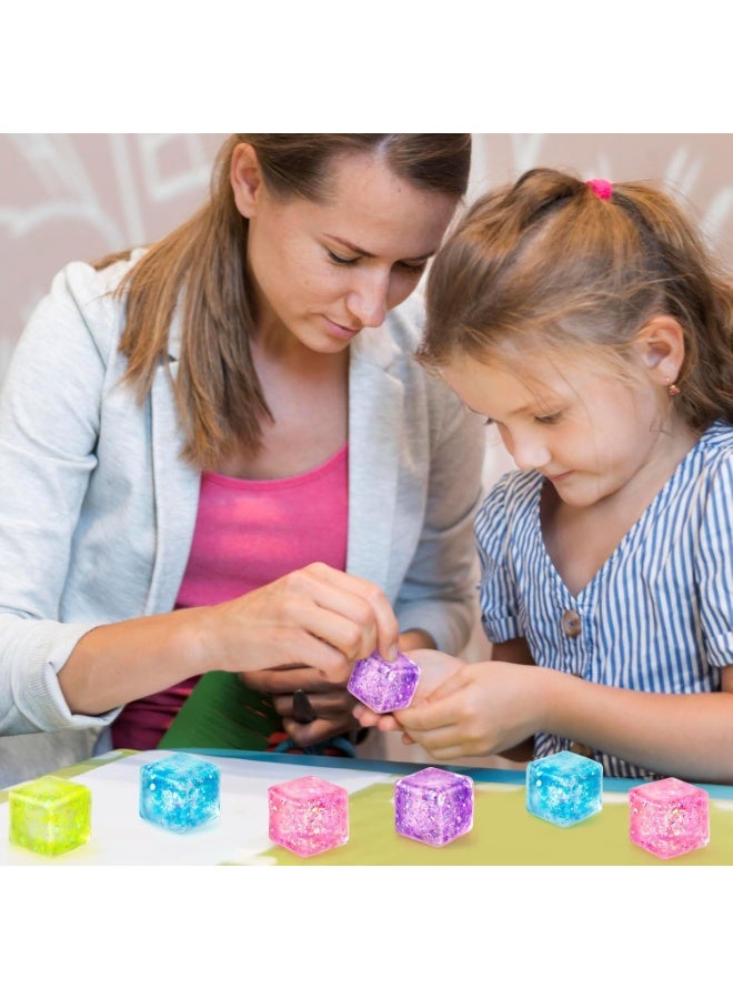 Hogikt 10-Piece Squishy Set: Foam stress balls and sensory squeeze toys for kids, teens, and adults—ideal for stress relief in classrooms, at home, and in the office. - Image 1