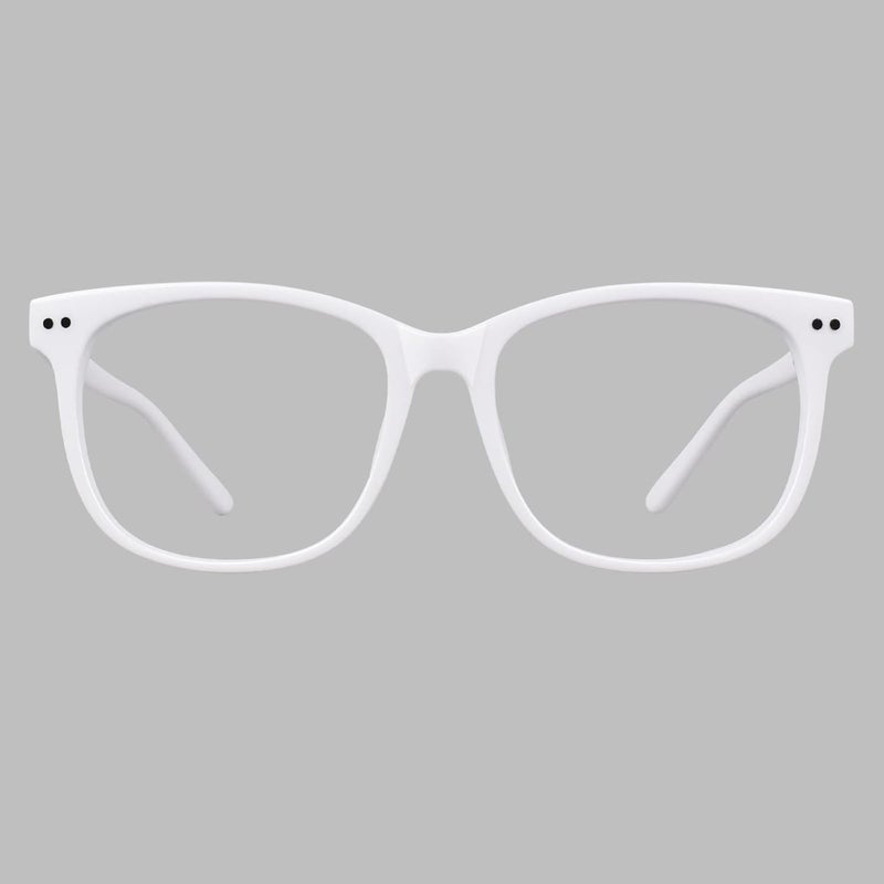 GQUEEN Fake Non Prescription Glasses Clear Lens for Women Men Oversized Frame UV400 Protection, 201581 - Image 4