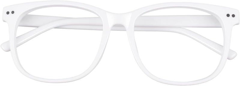 GQUEEN Fake Non Prescription Glasses Clear Lens for Women Men Oversized Frame UV400 Protection, 201581 - Image 1