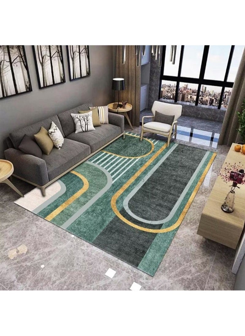 Sharpdo Vintage Style Area Rug Printed Non-Slip Extra Soft Touch Living Room Bedroom Kitchen Decoration Of Carpet Floor Rug Rectangular 200x300cm  - Image 1