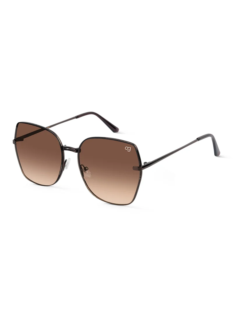 Woggles Stylish & Classy UV Protected Brown Oversized Sunglasses | Men & Women