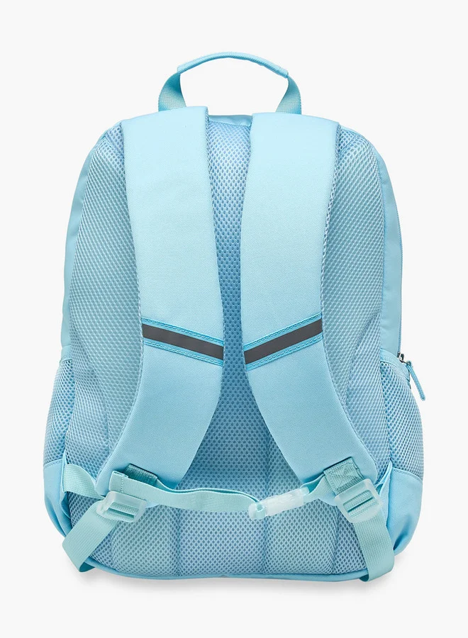 Disney Girls Frozen Print School Backpack with Adjustable Straps and Zip Closure - 13x31x41 cm