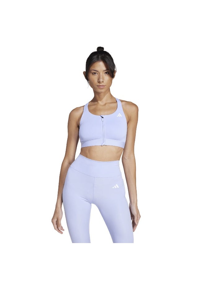 Adidas adidas powerreact training medium support zip women bra  - Image 3