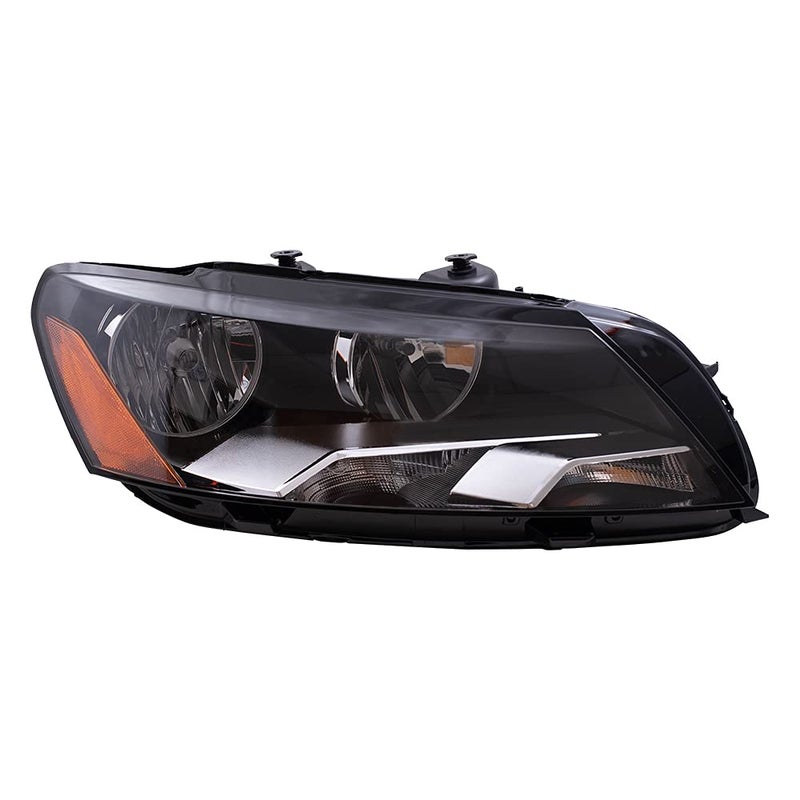 Brock Brock Replacement Passengers Halogen Combination Headlight Headlamp Compatible with 2012 2013 2014 2015 Passat 561-941-006D  - Image 1