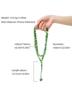 Muslim Islamic Arabic Rosary Prayer Beads Tasbih Bracelet 99 Beads 10mm Tassels Necklace Exquisite Handmade Birthday Gift Eid Ramadan Gift - pzsku/ZDC26E13A6470F9967B43Z/45/1741061757/34238fec-f9df-488e-8fa2-b03956090f50