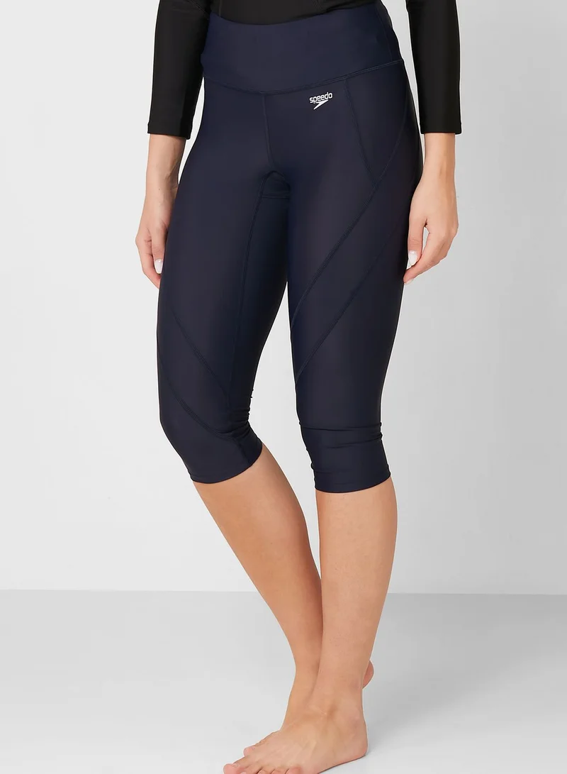speedo Logo 3/4 Swim Tights
