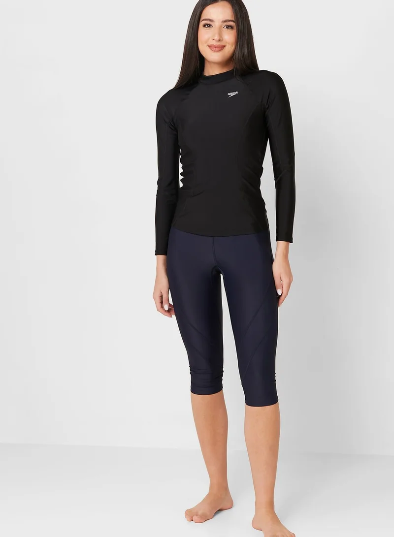 speedo Logo 3/4 Swim Tights