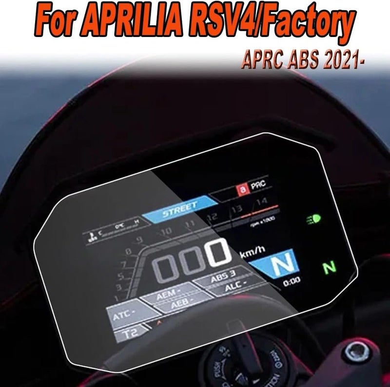 Yurefax Motorcycle Dashboard Screen Protector for Aprilia RSV4 TUONO V4 - Image 2