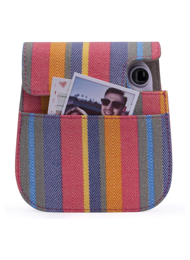 General Canvas Camera Case Compatible with Fujifilm Instax Mini 11 Instant Camera with Adjustable Shoulder Strap and Pocket  - Image 4