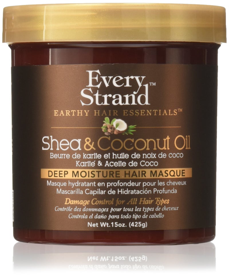 Every Strand Shea and Coconut Oil Deep Hair Masque, 15 Ounce - Image 1