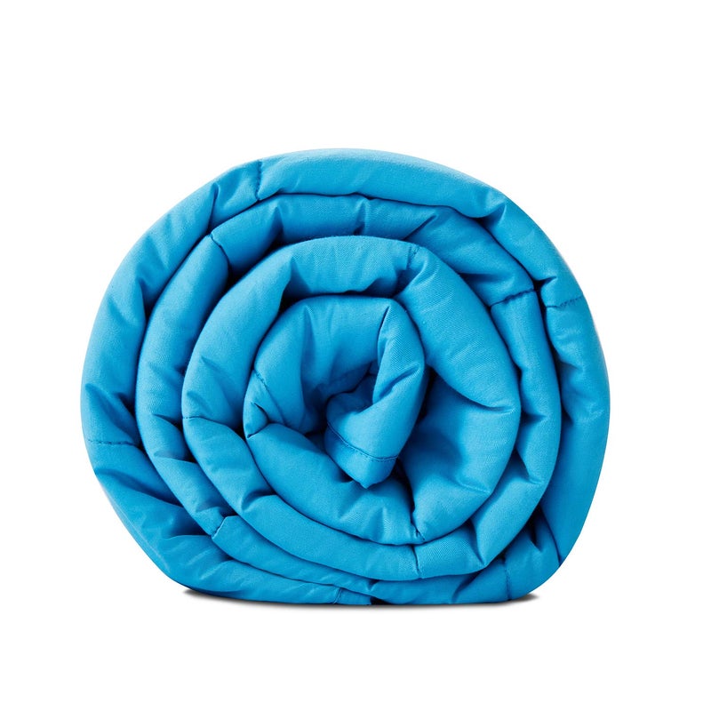 TONGDADA Kids Weighted Blanket  40x6010lbs  for Child Between 80125 lbs  Premium Cotton Material with Glass Beads  Teal