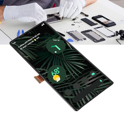 Heayzoki Screen Replacement Kit for Pixel 6 Pro 5G, Touch Display Digitizer Frame Assembly with Fingerprint Sensor and Repair Tool - Image 3