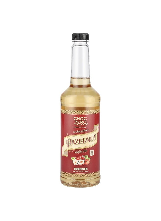 CHOCZERO ChocZero, Flavoring Syrup, Hazelnut , 26.5 oz (750 ml)  - Image 1