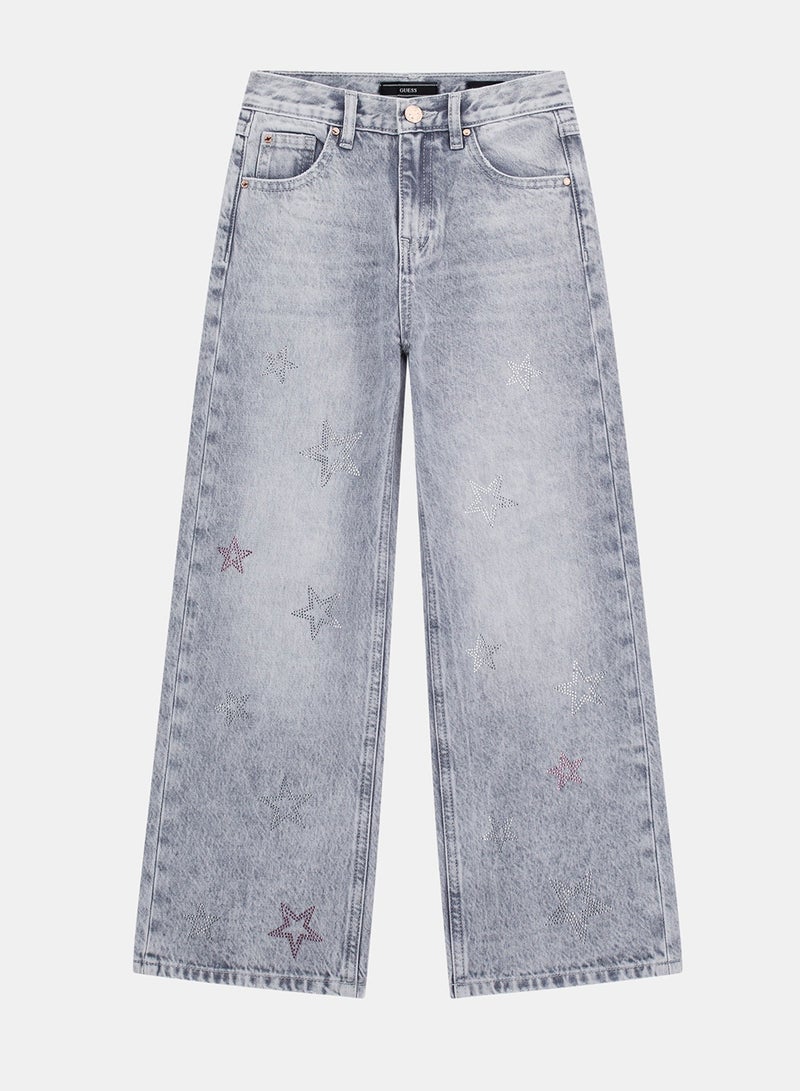 GUESS Kids Straight Fit Jeans - Image 1