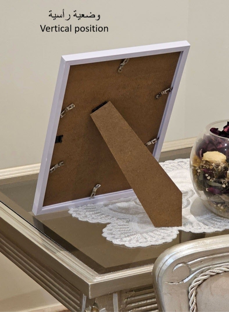 2 × A4 Picture Frame, Elegant Certificate Document Frame for Wall or Tabletop Display - Image 4