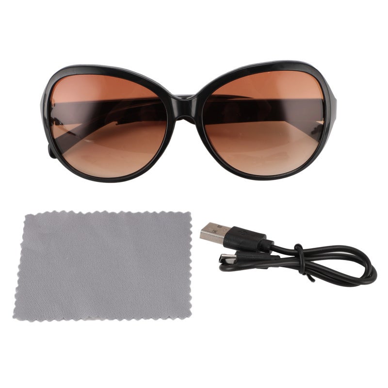 Smart Translation Glasses 137 Languages Real-Time Translator - Crystal Clear Calls Bluetooth 5.3 - Open Ear Music Sunglasses for Outdoor Activities - Image 1