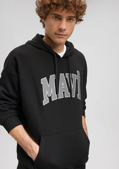 MAVI MAVİ PRINTED SWEATSHIRT Black