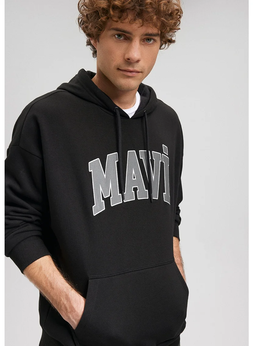 MAVI MAVİ PRINTED SWEATSHIRT Black