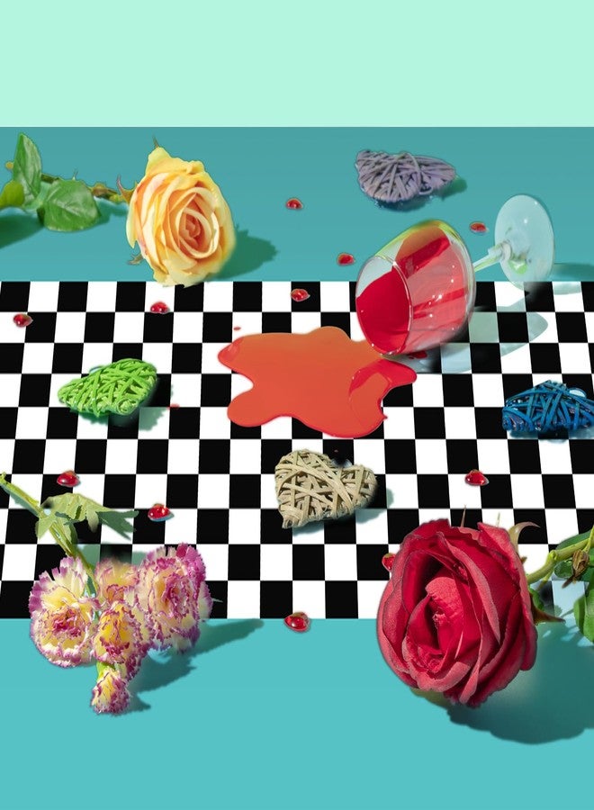 ايرينير لوازم حفلات أعياد الميلاد من إيريناري، زينة سباقات الخمسينيات، مفرش طاولة لحفلات السباق، أغطية طاولات للأطفال الأولاد، ديكورات أعياد الميلاد بموضوع السيارة، 54 × 108 بوصة (سماوي، 3 أوراق) - Image 4