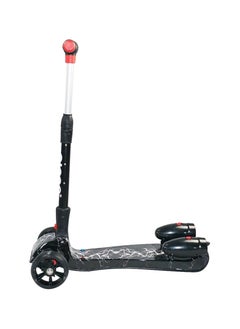 EASY FUTURE 3 wheels kick scooter for kids - Safe Lean to Steer, LED Lights wheels, Bluetooth and Water Spray Gives a Great Smoke Effect for Children from 3 to 14 Years Old (Balck)  - Image 3
