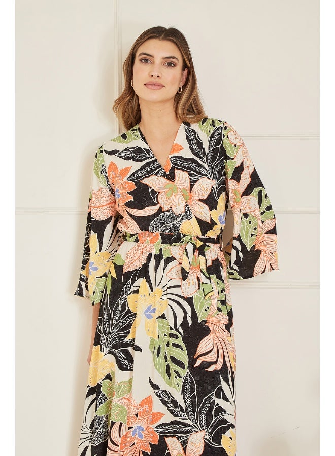 MELA LONDON Floral Print Maxi Dress - Image 2
