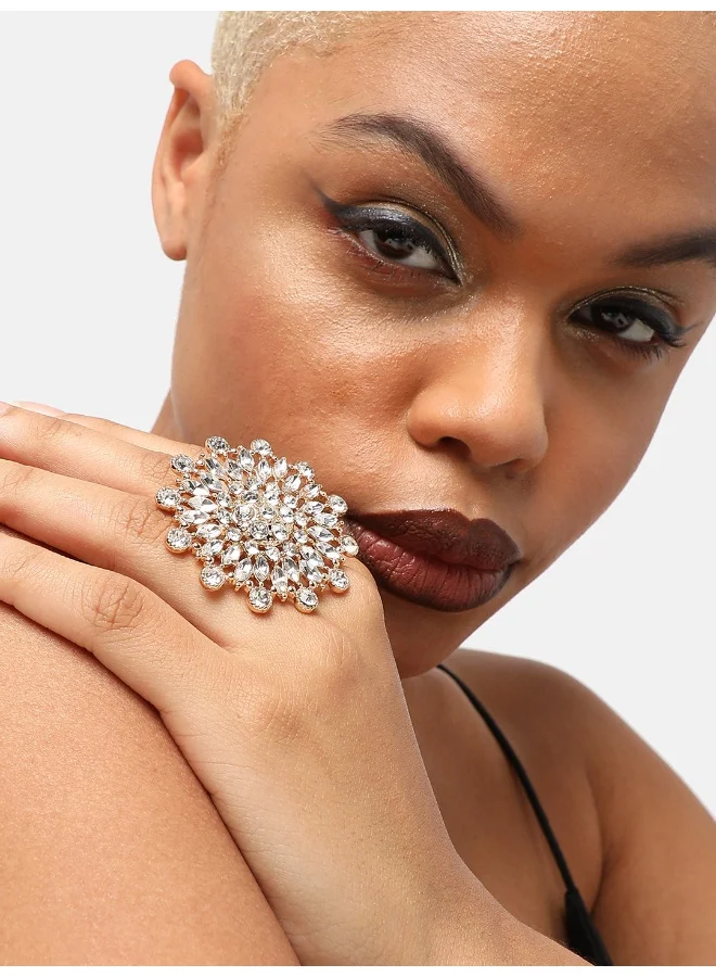 SOHI Party Artificial Cocktail Ring Jewellery