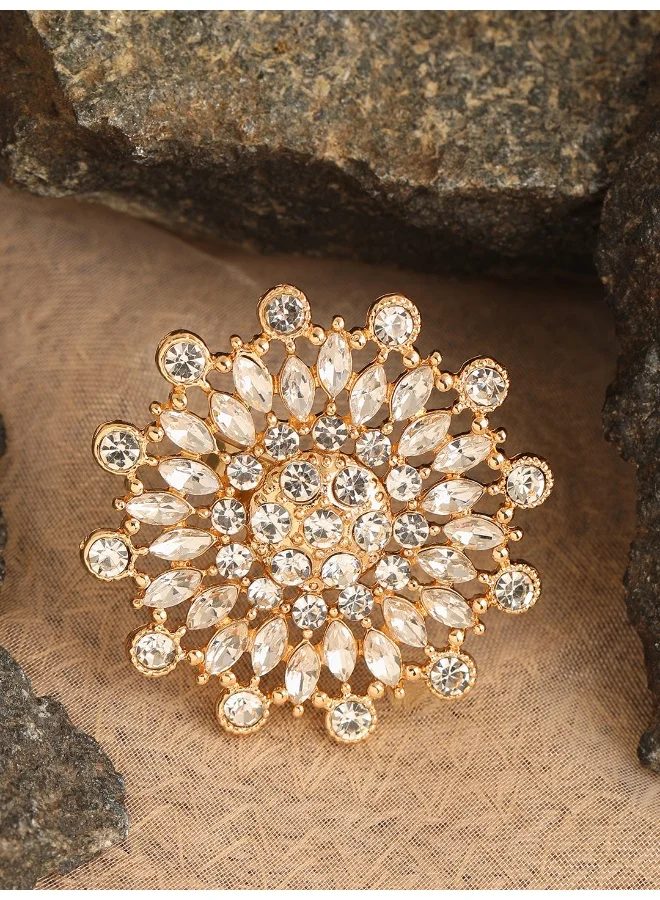 SOHI Party Artificial Cocktail Ring Jewellery