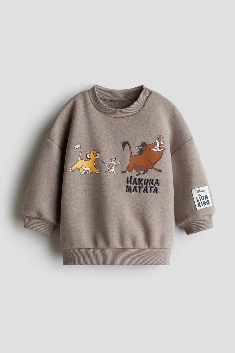 H&M Print-motif sweatshirt