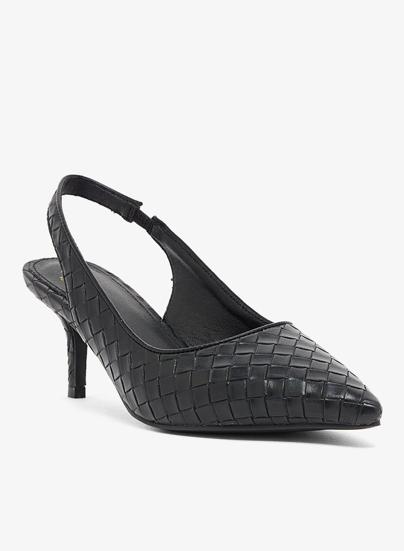 ELLA Croc-embossed, slingback - Image 2