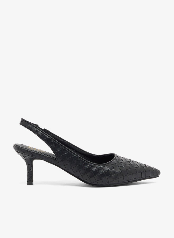 ELLA Croc-embossed, slingback - Image 1