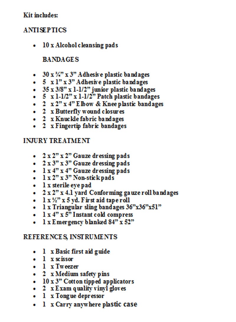 Aidplus FA-131 First Aid Kit,123 Pieces Suitable for 25 Person - Image 2