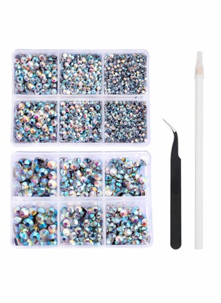 6616pcs AB Rhinestones 6 Mixed Size Hotfix Rhinestones for Crafts Flatback Crystals with Tweezers and Picking Rhinestones Pen 2-6.5mm - pzsku/ZDC280A638C92E48DC854Z/45/_/1695804331/ef525691-23b4-4081-9f24-97bf14b1956a