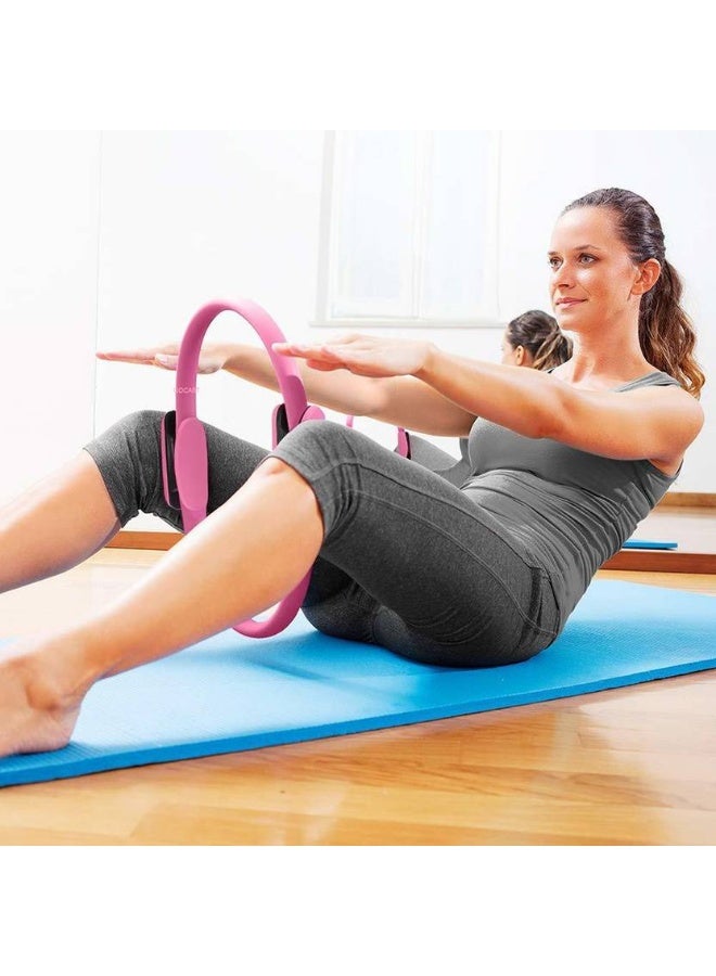Gocart GOCART Fitness Magic Circle for Toning Thighs, Abs and Legs Pilates Ring  (Pink) - Image 3