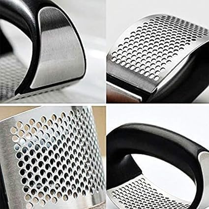 Fulkiza Fulkiza Stainless Steel Garlic Presser Garlic Press Crusher for Kitchen Garlic Crusher for Kitchen Ginger Presser for Kitchen  - Image 5