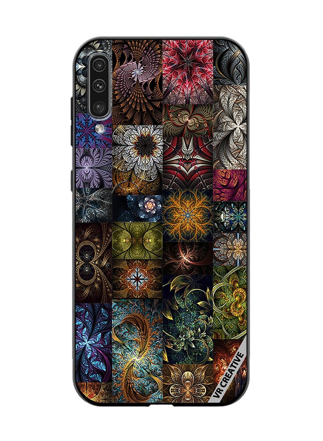 VR CREATIVE Protective Case Cover For Samsung Galaxy A50/A50s 30 Mind Blowing Pieces Of Algorithmic Fractal Art Design Multicolour - Image 1