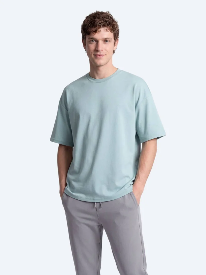 Kip Mint Plain T-Shirt