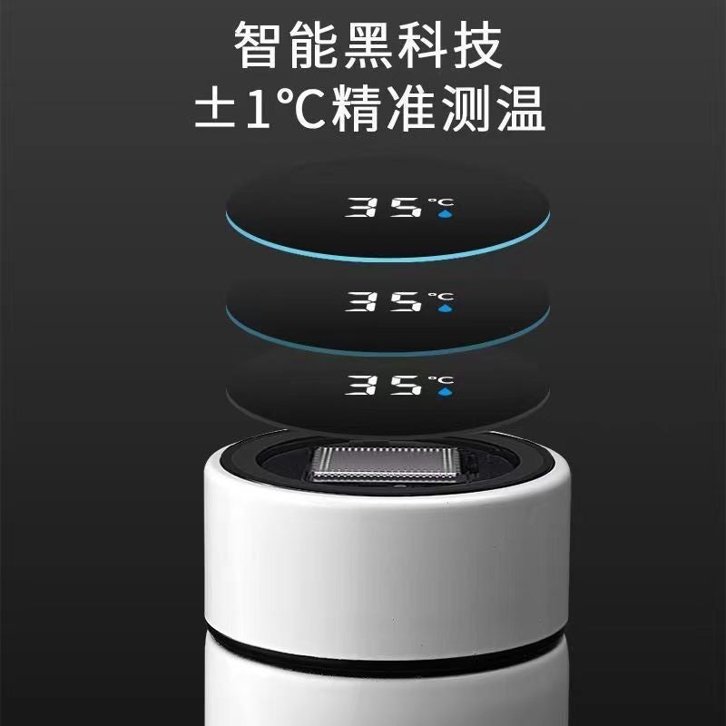 Smart 304 Stainless Steel Thermos Cup Business Office Straight Cup Portable Sports Creative Gift Cup Printed With Logo - Image 5